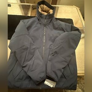 Brand new with tag Michael Kors, winter coat, with furry hood, orange interior